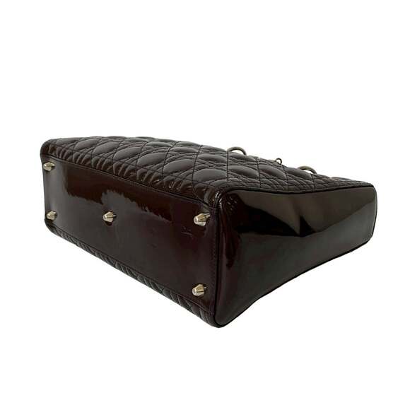 CHRISTIAN DIOR Brown Leather Shoulder Bag - Picture 8 of 10